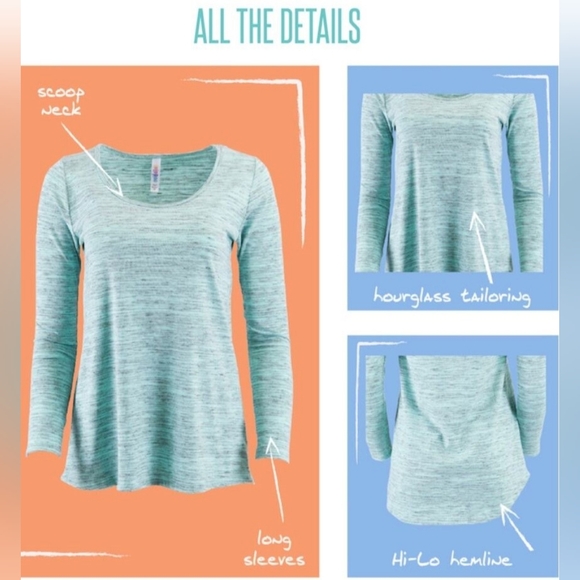 Pine Green with White Stripes Long Sleeve Tee Shirt - Picture 4 of 6